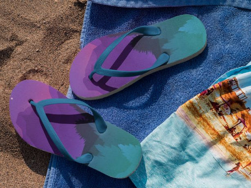 Awe Scene Flip Flops