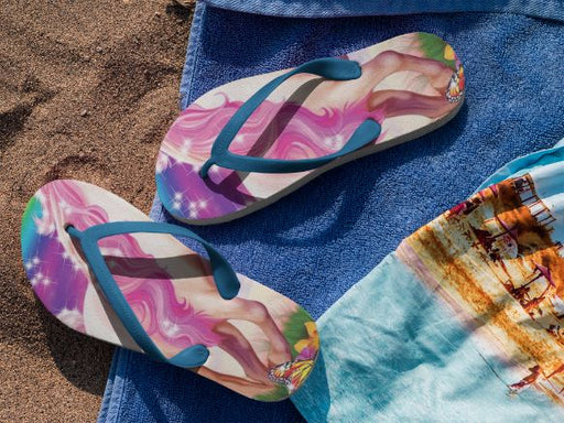 Blau Flip Flops