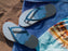 Blue Nature Flip Flops