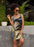 Blue Sublimation Cut & Sew Dress