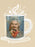 CALVIN CANDIE ON A VAN GOGH PAINTING Mug