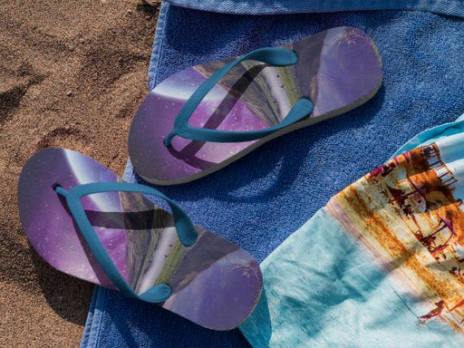 Colored Nature Flip Flops