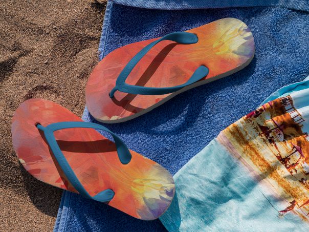 Create Colors Flip Flops