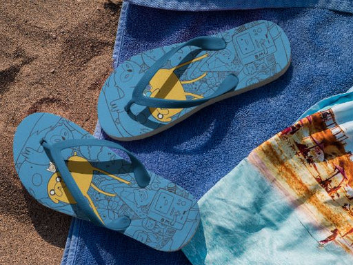 Cute Art Flip Flops