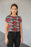 Cute But Evil Pattern All-Over Print Crop Tee