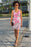Dark Pink Camo Sublimation Cut & Sew Dress