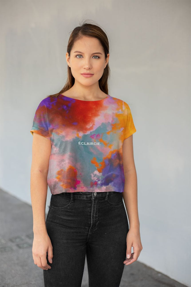 Éclaircie All-Over Print Crop Tee