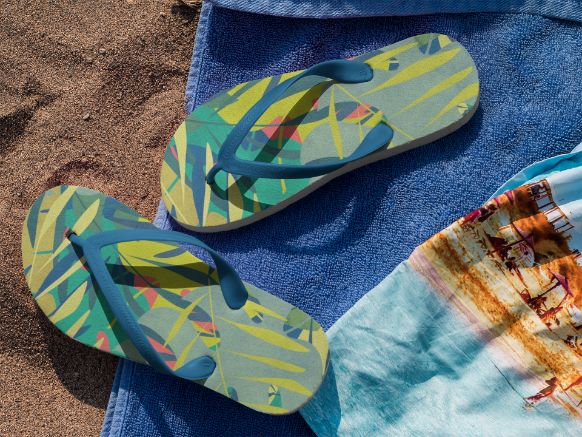 Eden in Scene Flip Flops