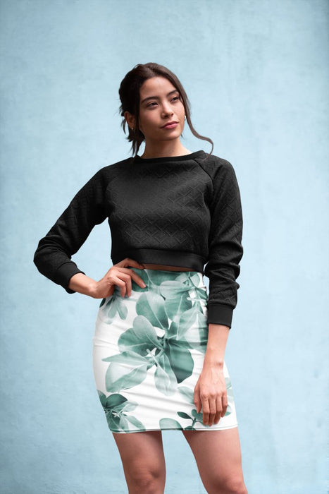 FICUS LEAVES DREAM Pencil Skirt