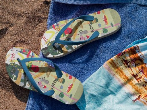 Family Dinner Flip Flops