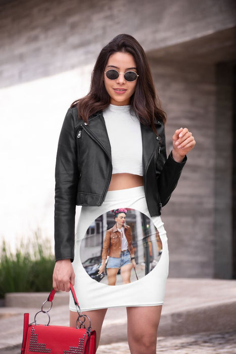 Frida - Street Fashion T-Shirt Pencil Skirt