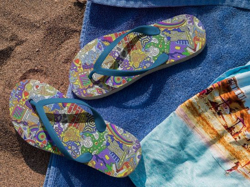 Gadsden Rising Flip Flops
