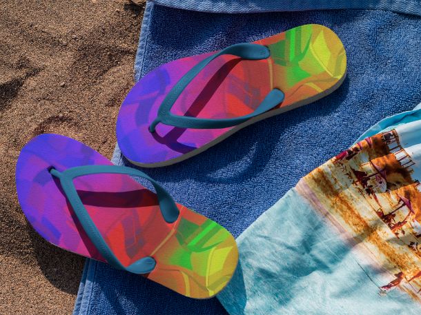 Gelatine Flip Flops