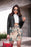 Get Naked Art Print Pencil Skirt