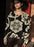 Gothic Pattern Sublimation Sweatshirt
