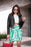 Graphic Pattern (1) Pencil Skirt