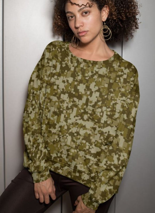 Green Camo Sublimation Sweatshirt