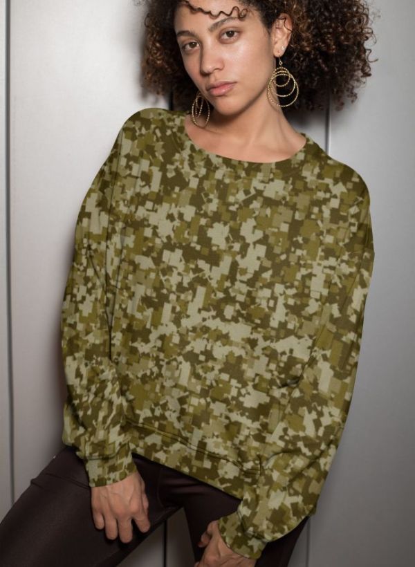 Green Camo Sublimation Sweatshirt