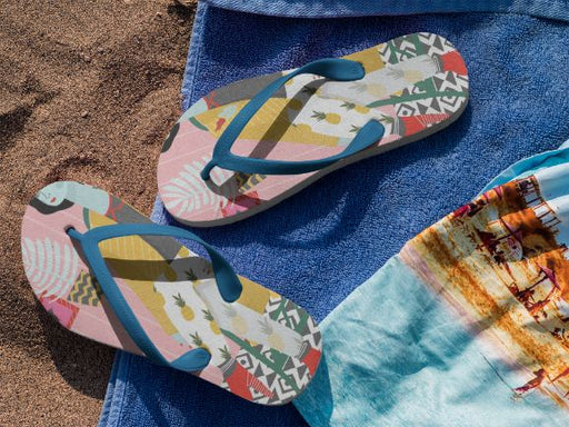 Green Chair Flip Flops