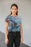 HONG KONG SIGNS All-Over Print Crop Tee