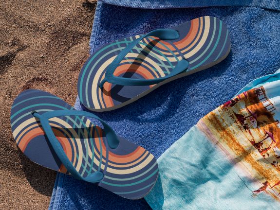 Karaelig Flip Flops