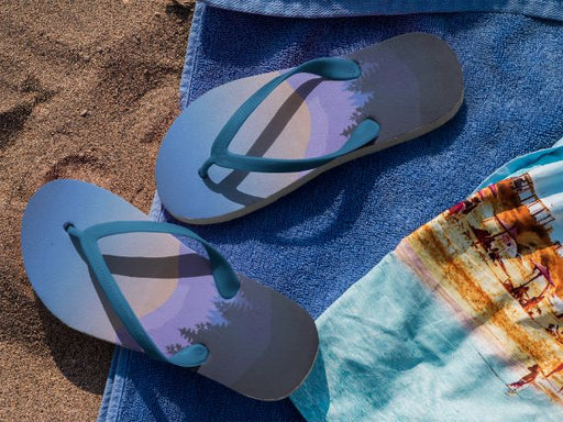 Magical Forest Flip Flops