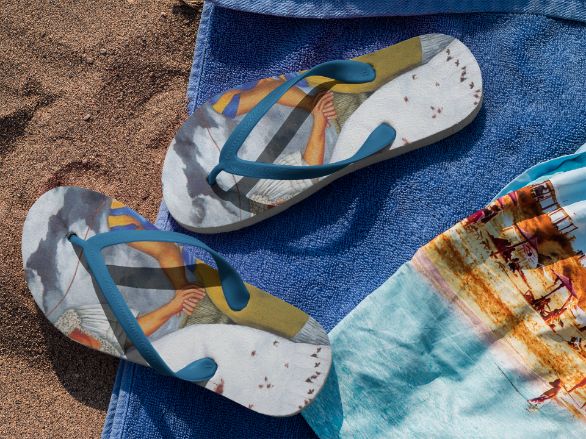Magical Frida Flip Flops