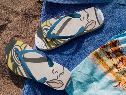 Magical Pop Art Flip Flops