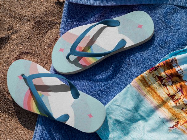 Magical Unicorn (2) Flip Flops