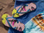 Marlyin Pop Art Flip Flops