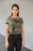 Multi Cam Scheme All-Over Print Crop Tee