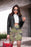 Multi Cam Scheme Pencil Skirt