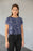 Paper Plane 3 All-Over Print Crop Tee