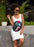 Pinky Lisa T-Shirt Sublimation Cut & Sew Dress