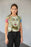 Puddin All-Over Print Crop Tee