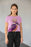 QUEENFISHER All-Over Print Crop Tee