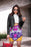 Seven Eyed Tiger Pencil Skirt
