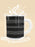 Simple Lines Pattern  Poster Mug