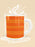 Simple Lines Pattern oy Poster Mug
