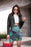 TROPICAL LEAVES Pencil Skirt