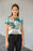 TROPICAL  All-Over Print Crop Tee