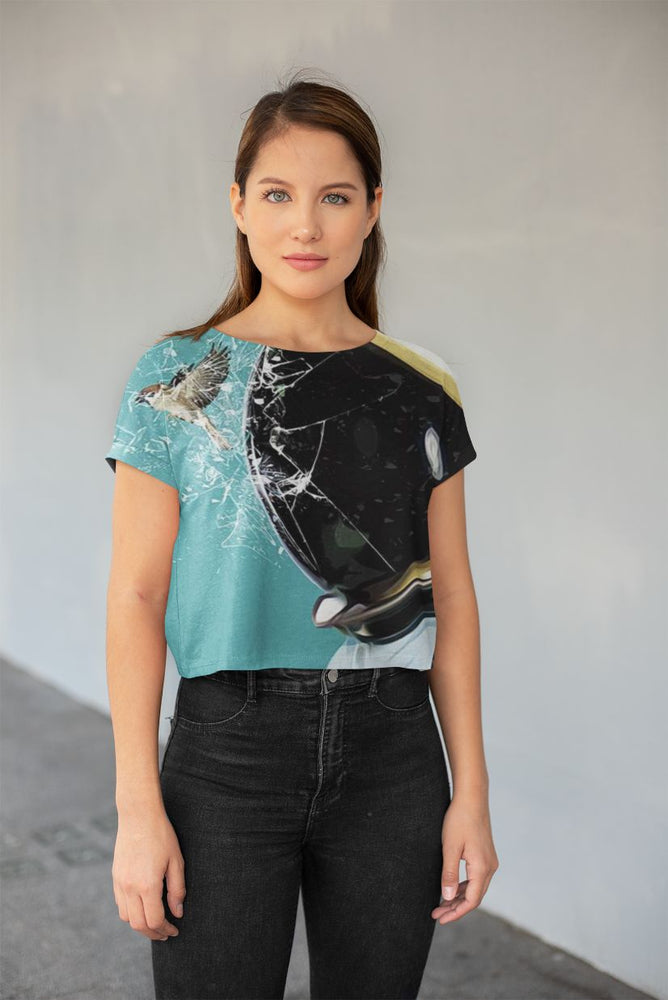 The Escape All-Over Print Crop Tee