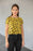 Tiger Pattern All-Over Print Crop Tee