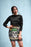 USMC Skull Mascots Vector Pencil Skirt