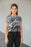White Bengal Tiger Fur Wildlife Print Pattern Poster (1) All-Over Print Crop Tee