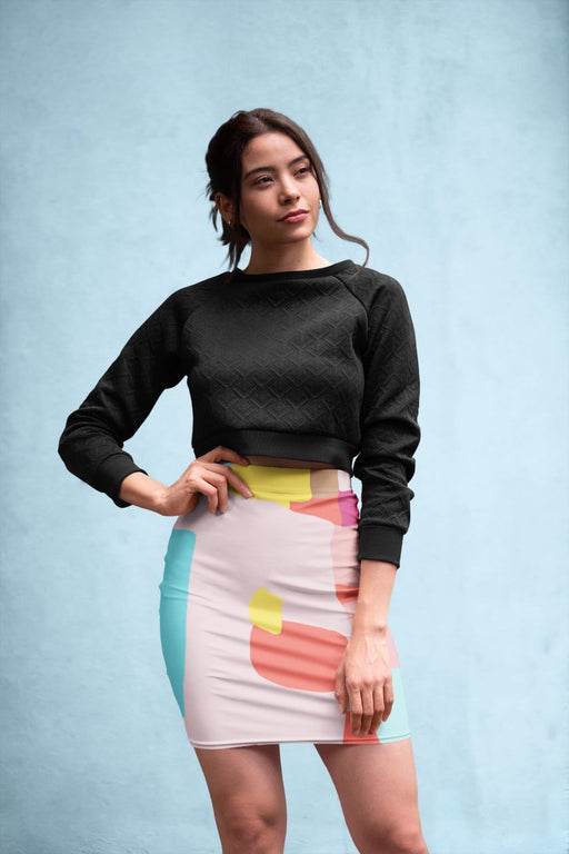 Windows of Possibility Kid's sweater (1) Pencil Skirt