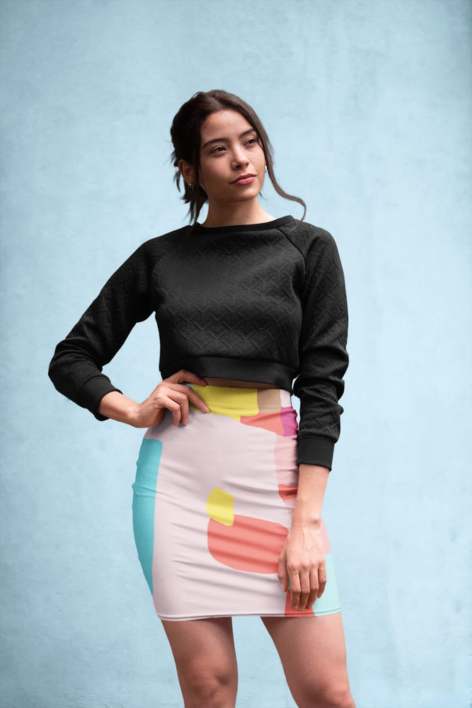 Windows of Possibility Kid's sweater (1) Pencil Skirt