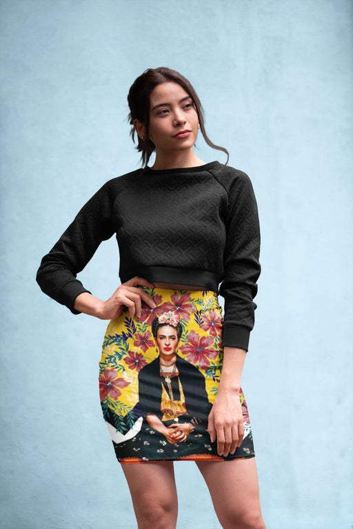 Frida-tropical1180592-prints Pencil Skirt