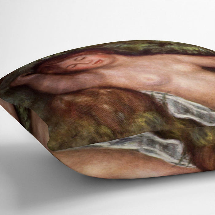 Woman Reclining by Renoir Cushion