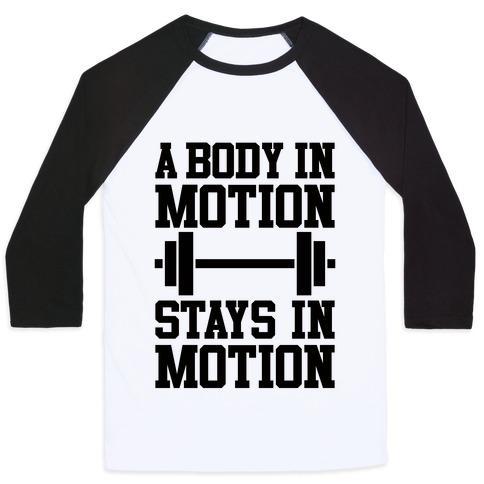 Virgin Teez  Baseball Tee A BODY IN MOTION UNISEX CLASSIC BASEBALL TEE